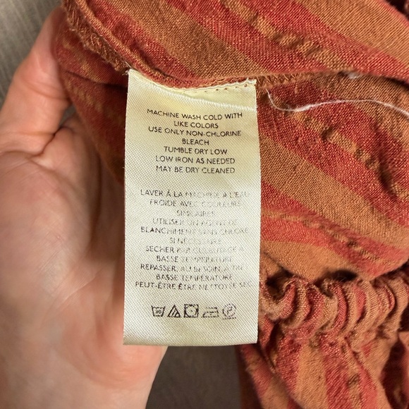 Free People Drifting Dreams Striped One-Piece Women's Medium - Picture 7 of 9